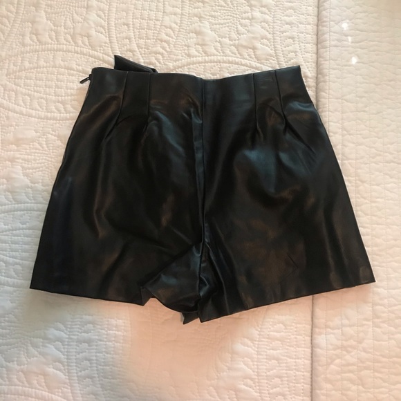 Zara Leather Skort - Picture 2 of 2